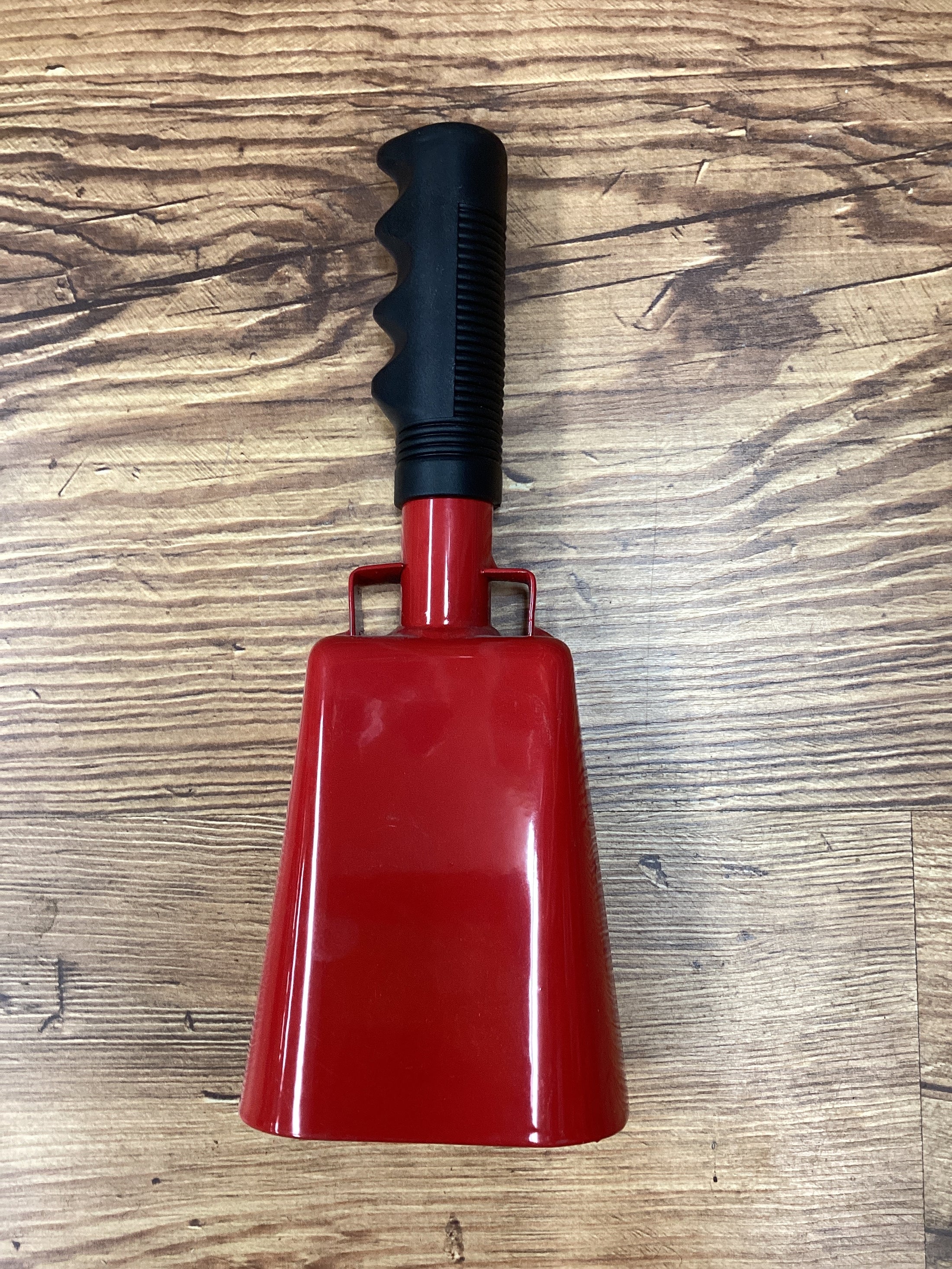 10" COWBELL W/ HANDLE, RED