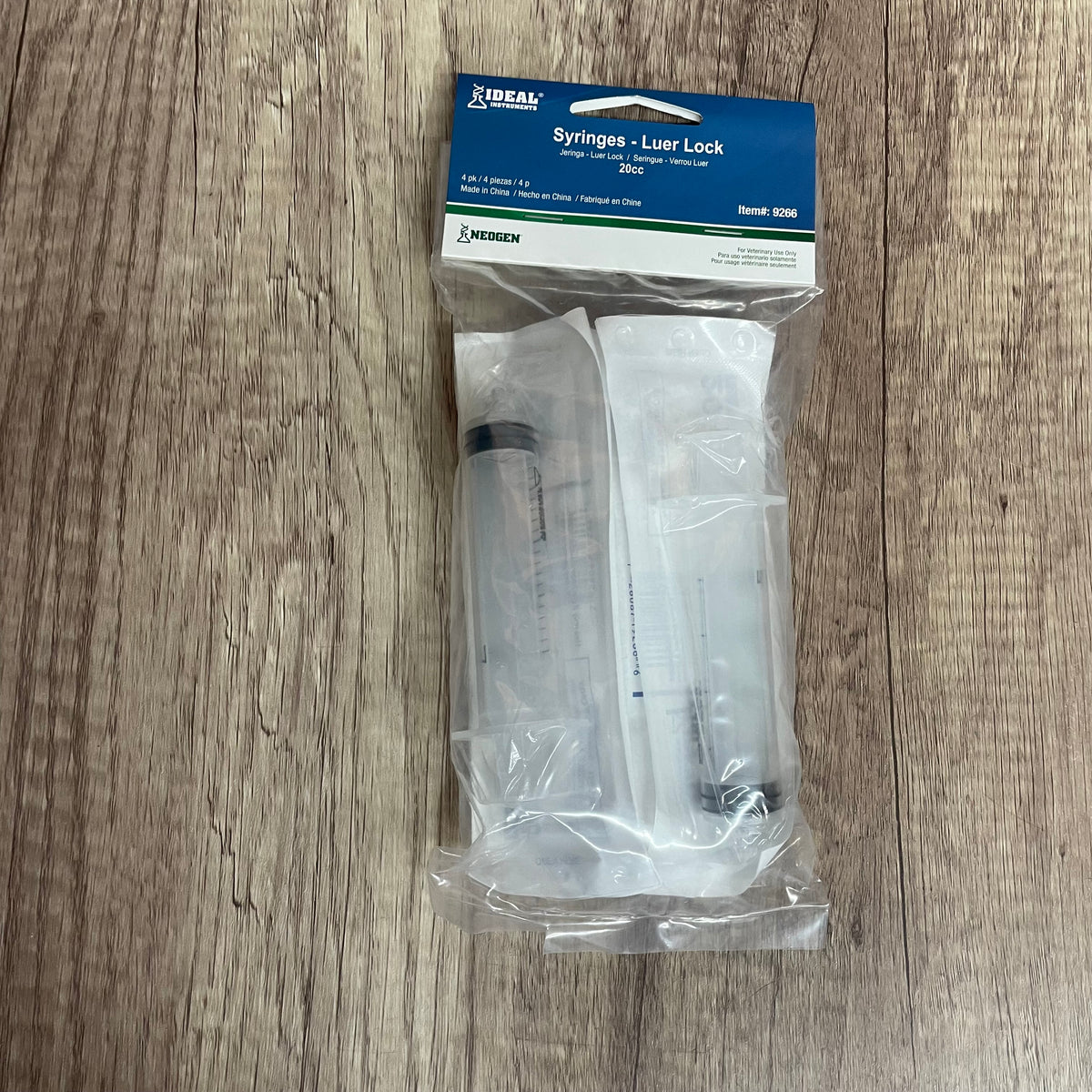 SYRINGE, 20CC LUER LOCK 4PK