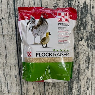 Flock Raiser CR 5LB-CHICKEN FEED : 5#