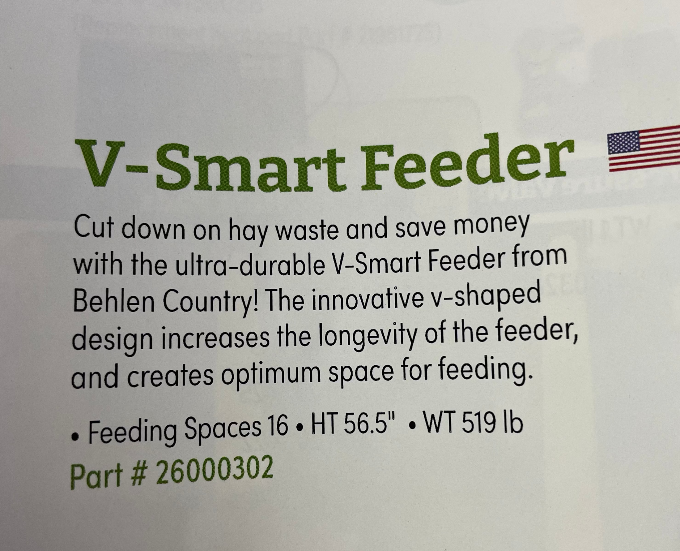 BEH FEEDER, V-SMART FEEDER