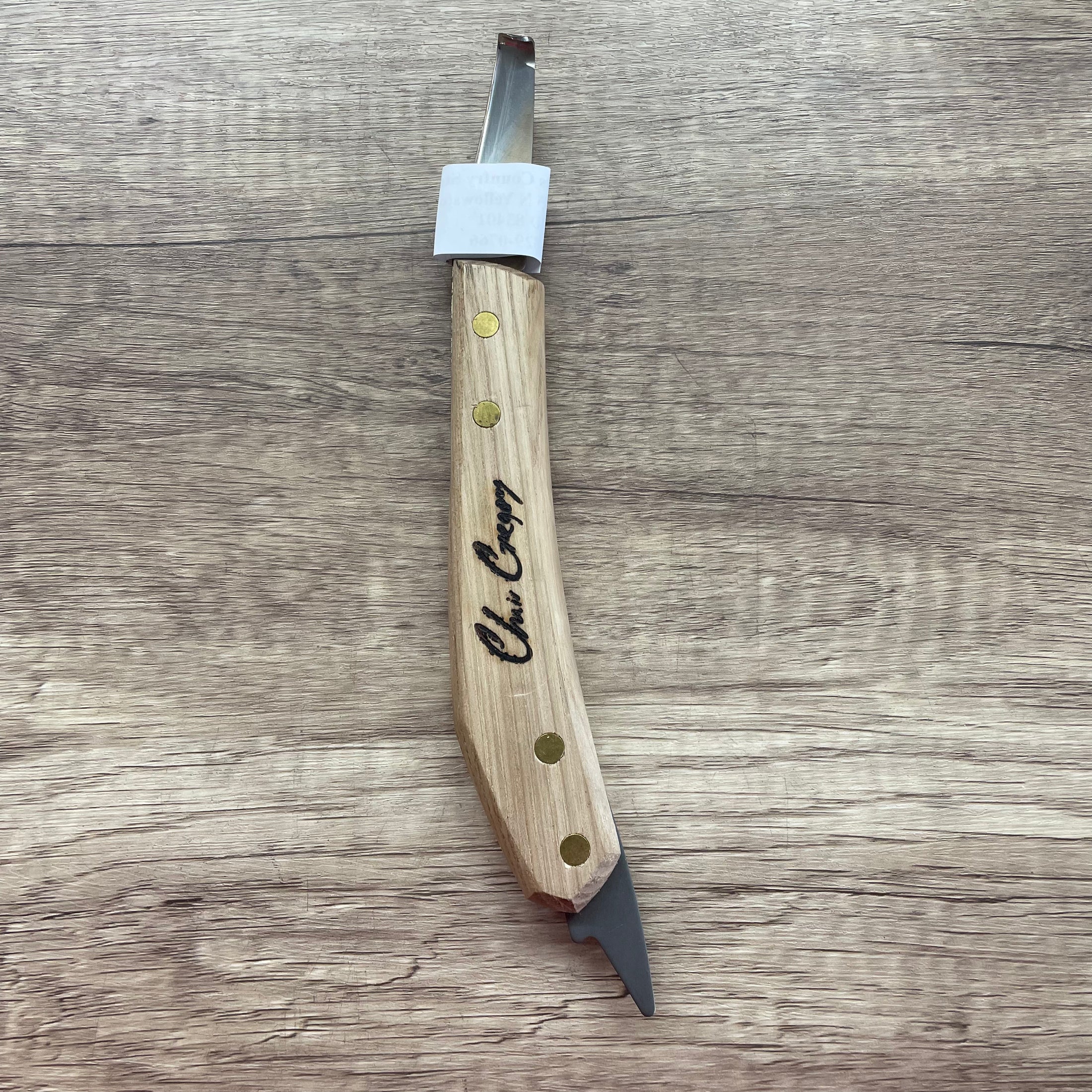 C GREGORY LONG RH KNIFE, ROOSTER