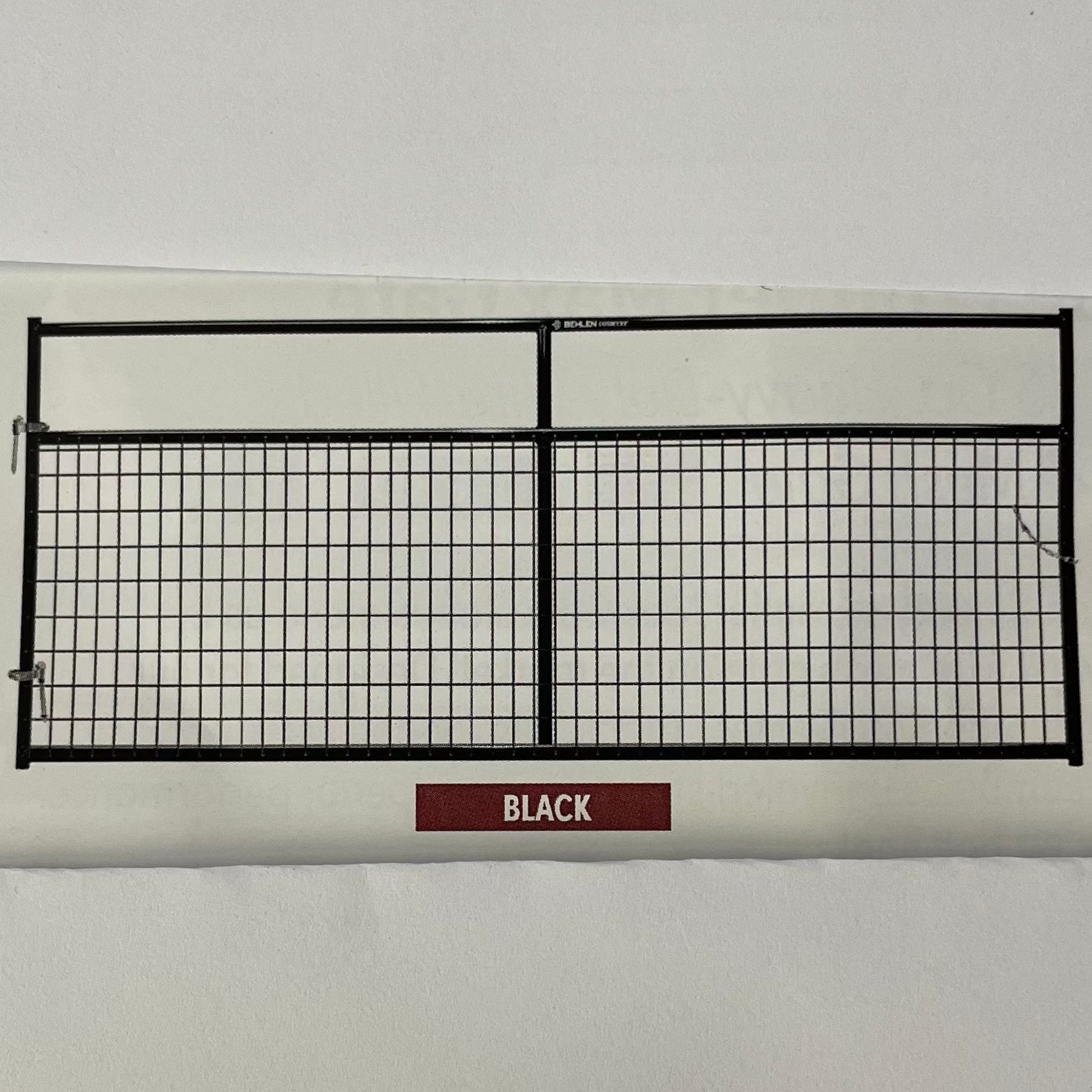 BEH: WIRE FILLED GATE, BLACK, 14'