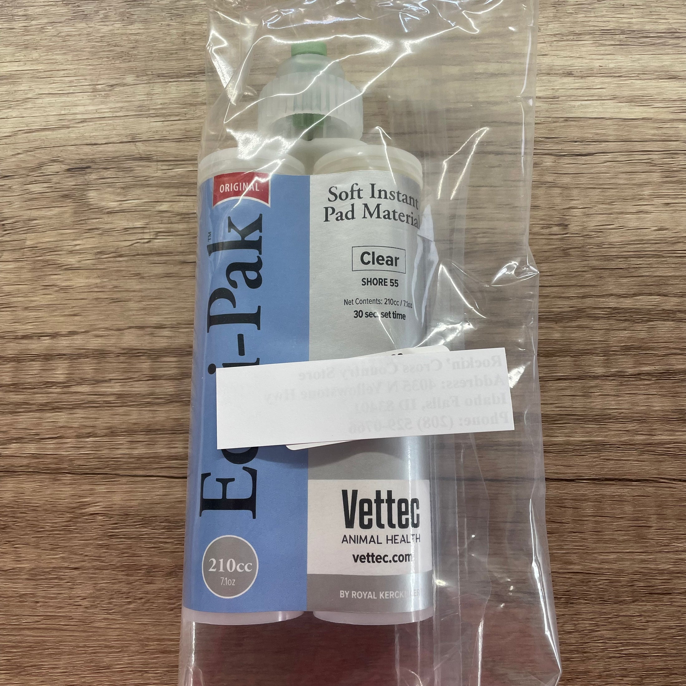 Equi-Pak Pad BLUE 210cc-VETTEC : 210cc