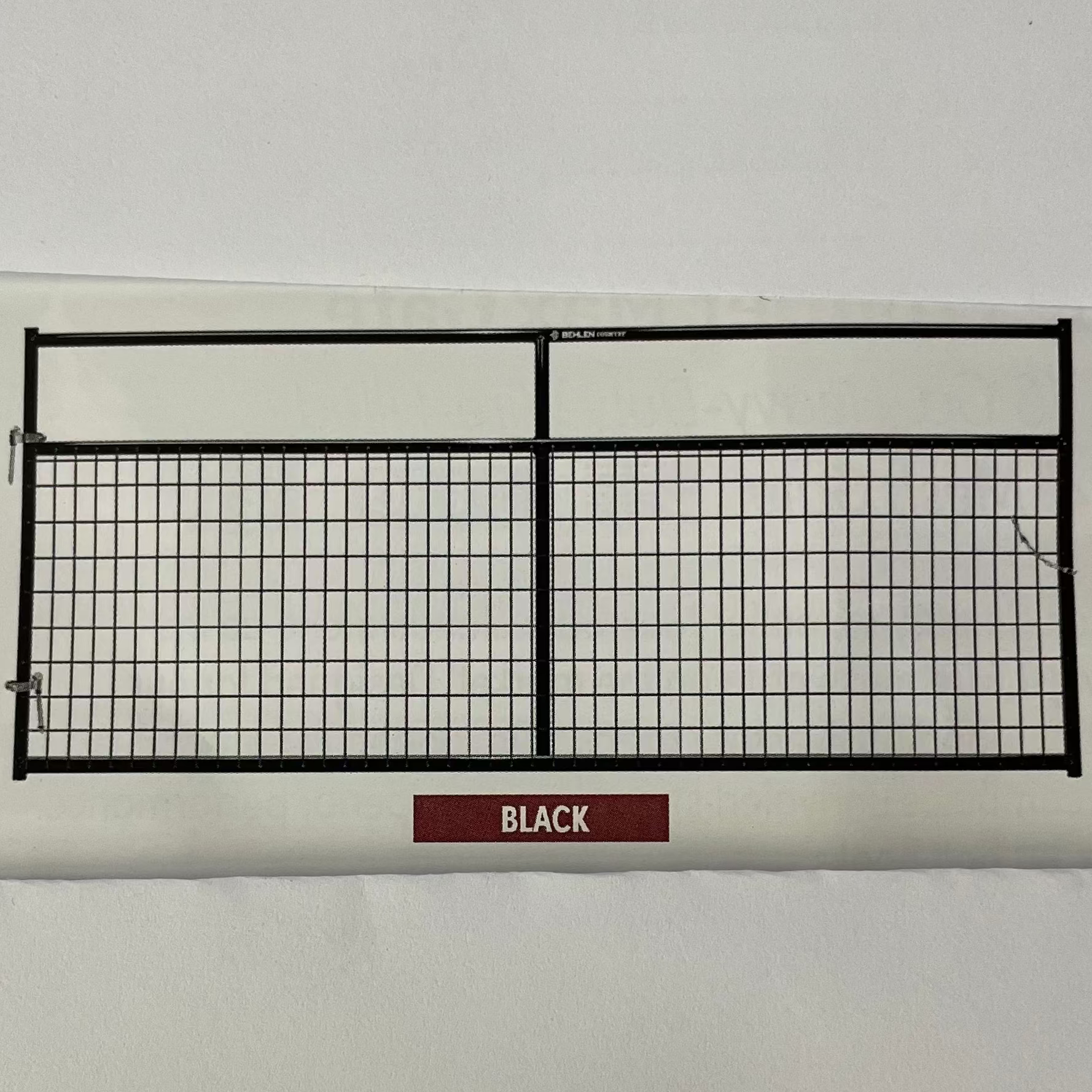 BEH: WIRE FILLED GATE, BLACK, 4'