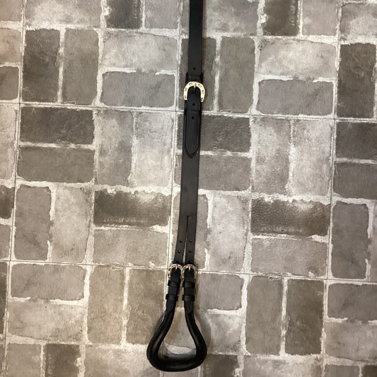 BLK CRUPPER LEATHER NON-SLIP-OTHER TACK