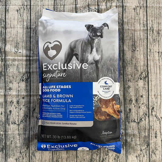 EX LAMB/BR Adult Dog 30#-DOG - BLUE : 30#