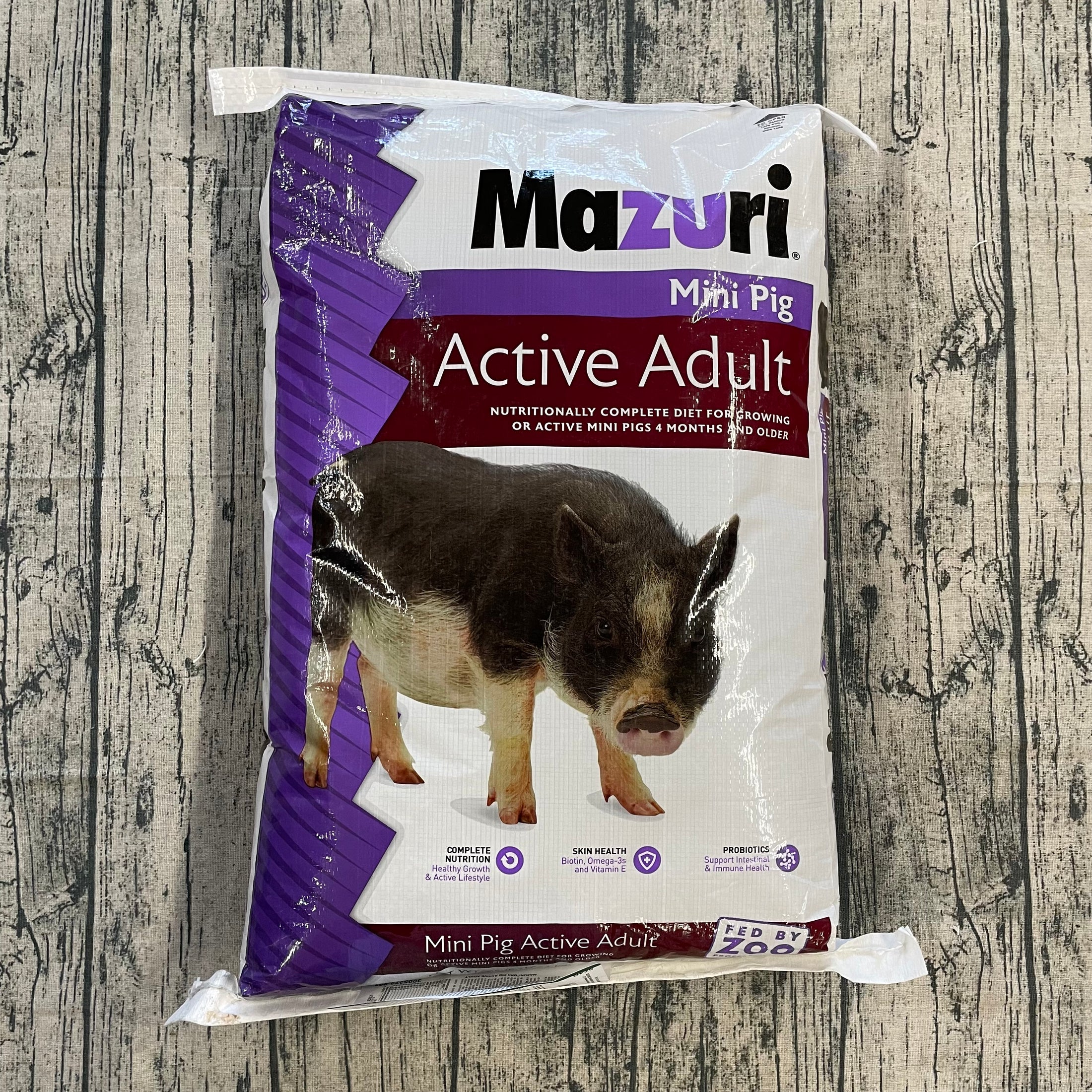 Mini Pig Active Adult 25lb-PIG FOOD : 25#