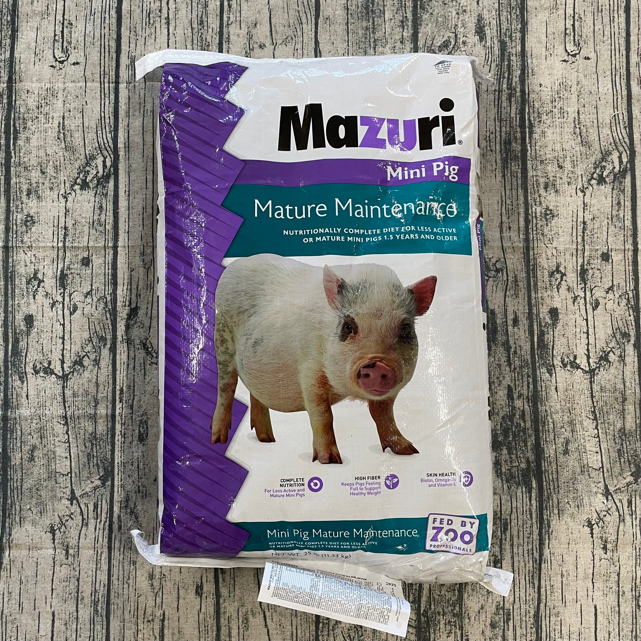 Mini Pig ELDER -MATURE 25lb-MINI PIG : 25#