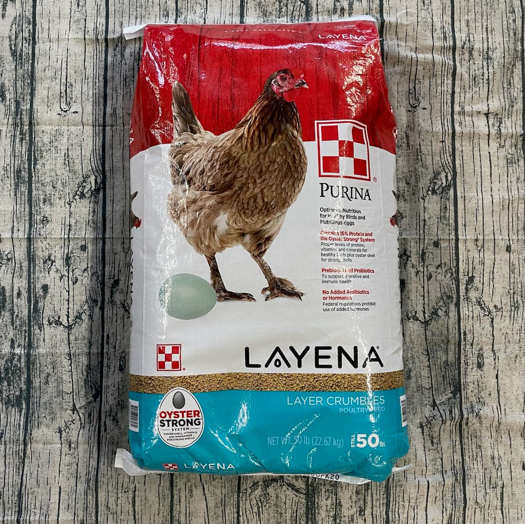 Layena Crumbles-CHICKEN FEED : 50#