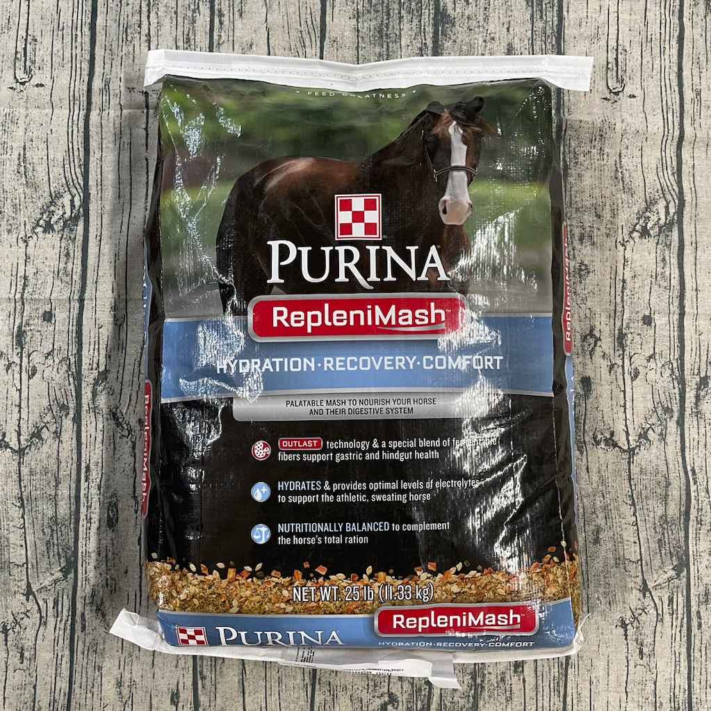 REPLENIMASH SUPP 25LB-HORSE FOOD : 50#