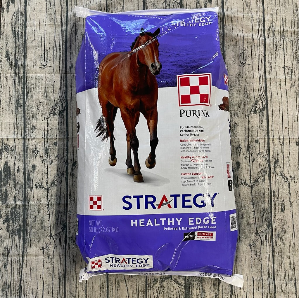 Strategy Healthy Edge (Purple)-HORSE FEED : 50#