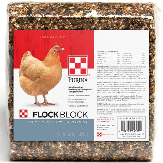 MP PUR CHICKEN - FLOCK BLOCK 25LB
