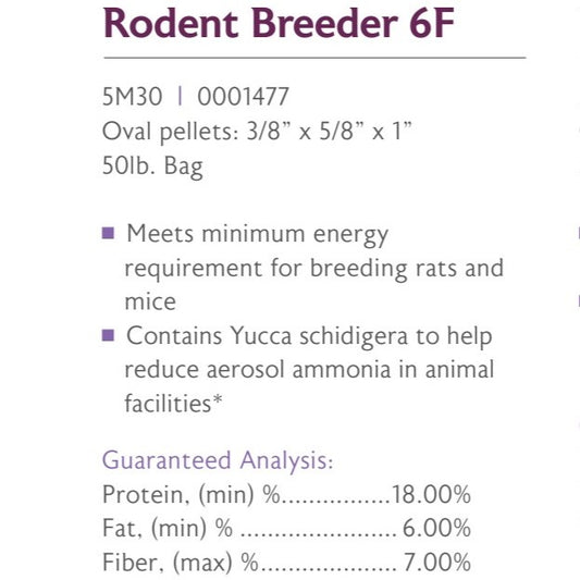 PUR OTHER - PURINA MAZURI RODENT BREEDER 6F 40LB