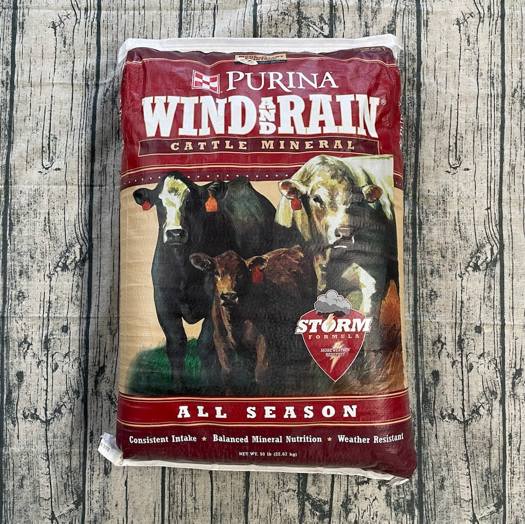 Wind & Rain All Season 12 50lb-MINERAL COW : 50#