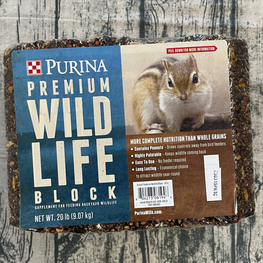 PUR WILDLIFE - WILDLIFE BLOCK 20LB
