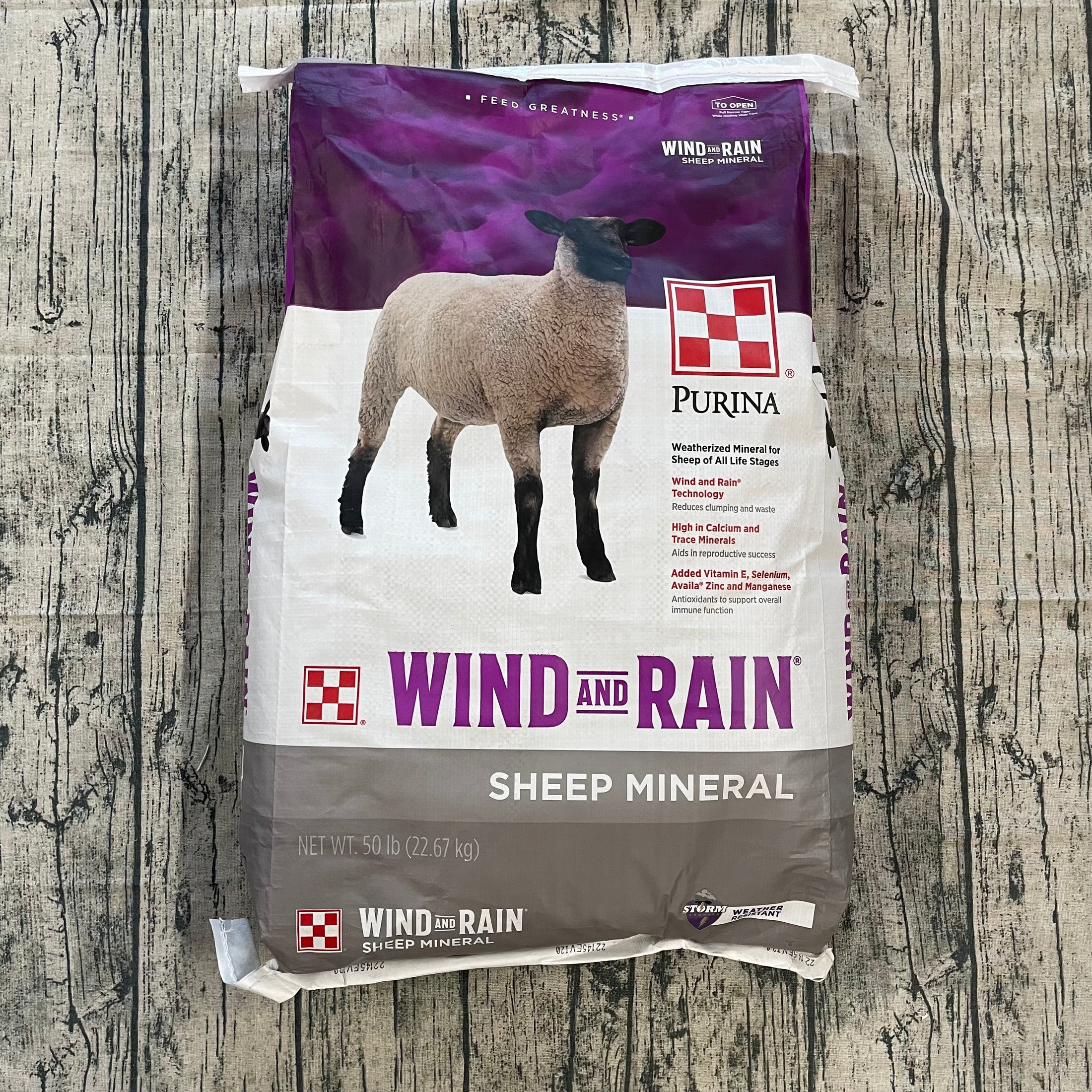 Wind & Rain Sheep Mineral 50lb-SHEEP LAMB : 50#