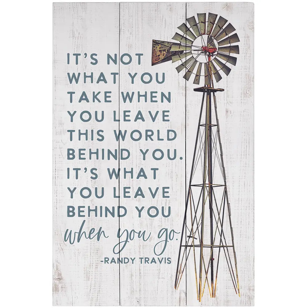 SIGN: LEAVE BEHIND YOU