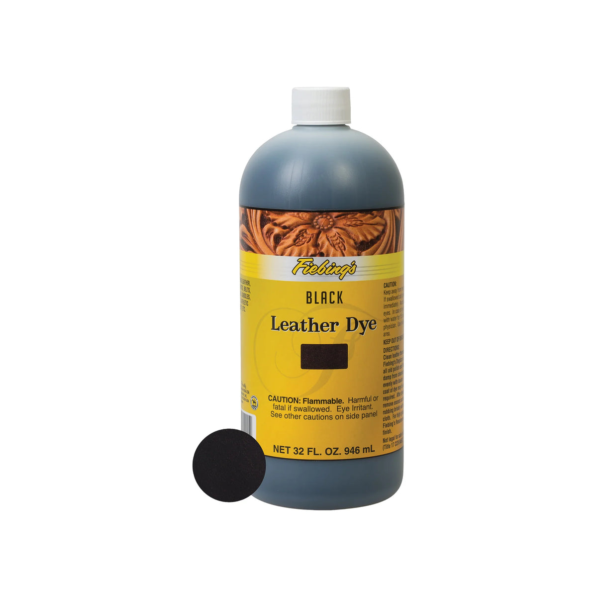 FIEBING'S LEATHER DYE QT BLACK