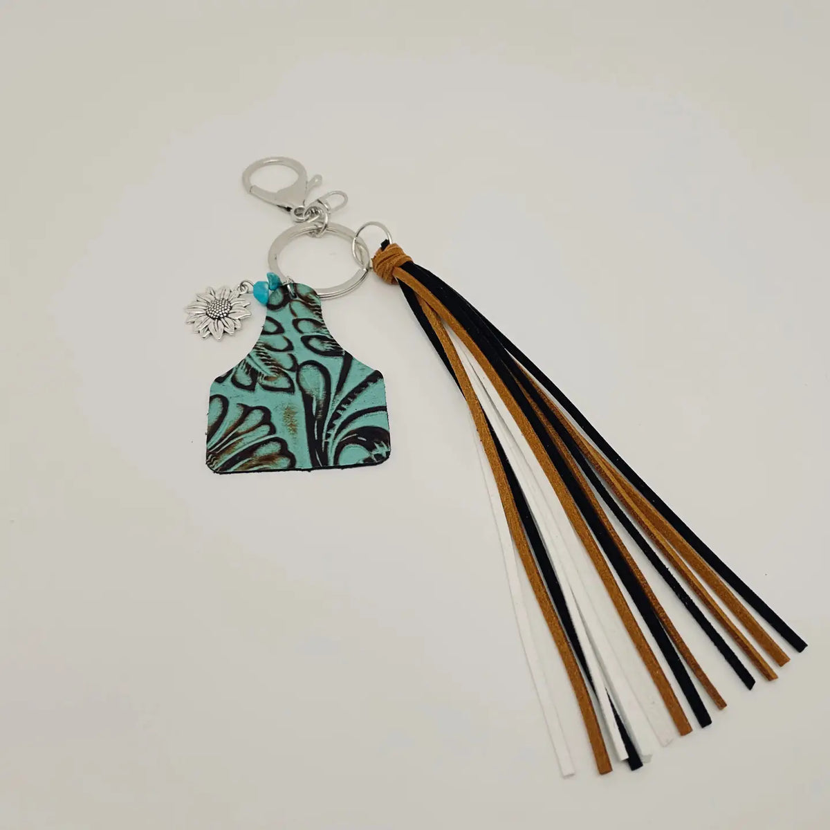 Western Style Keychain Turquoise
