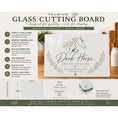 Load image into Gallery viewer, Palomino in Sunflower Florals Glass Cutting Board
