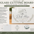 Load image into Gallery viewer, Aurora Stallion Glass Cutting Board
