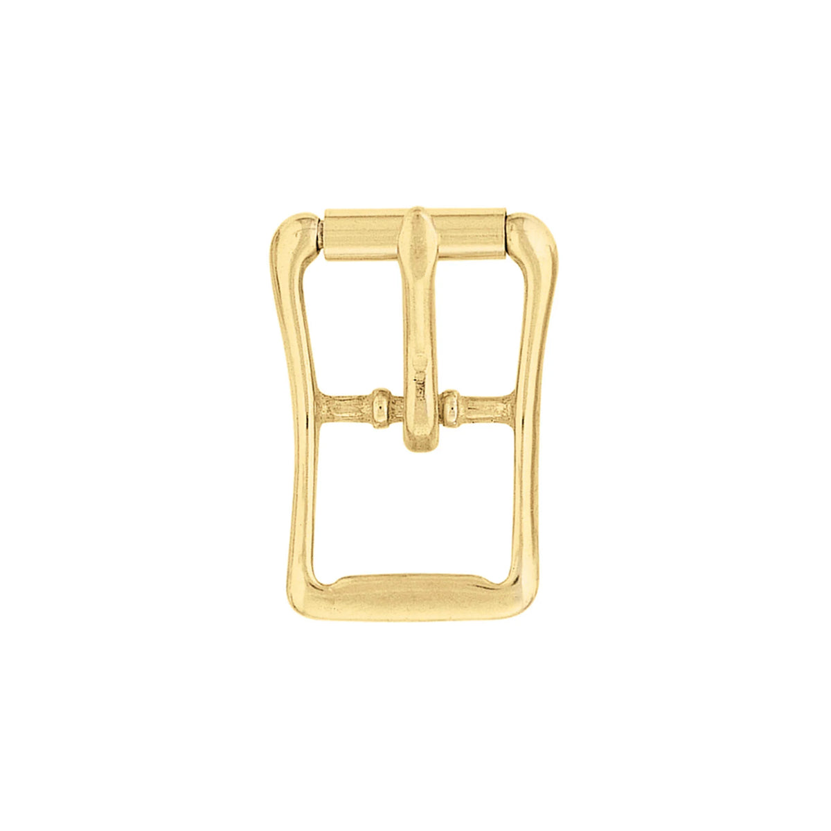 CENTER BAR ROLLER BUCKLE BUCKLE BRASS 1/2"