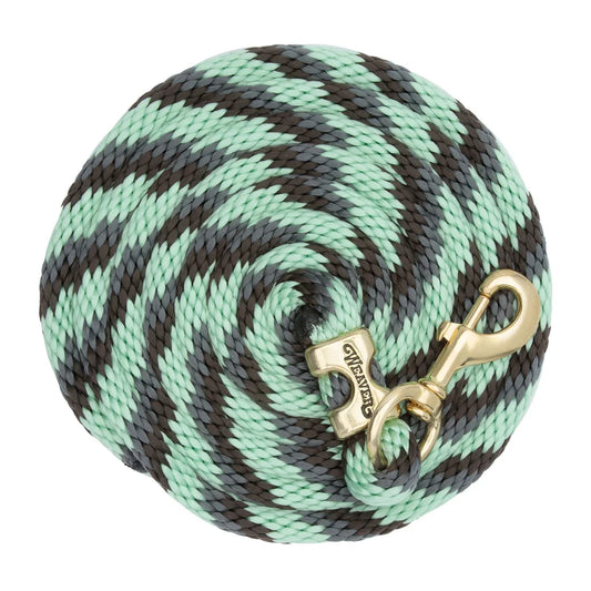 2026 WV Lead: Poly Rope, Brass Snap, 10' PISTACHIO/GRAPHITE/BROWN